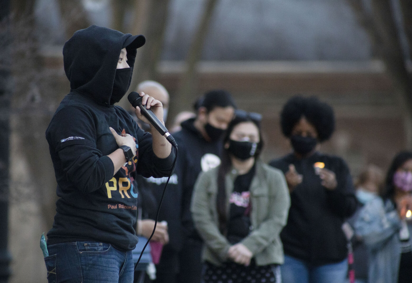 Honoring Atlanta Victims Vigil, Celeste Good